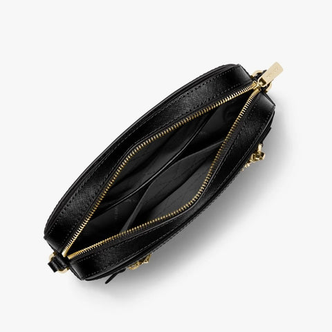 Crossbody Mercer Small with golden chain - Michael Kors - BLACK