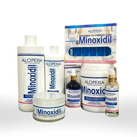 Kit Anticaída de Cabello – Minoxidil – Alopexia