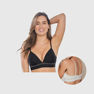 Plunge Wireless T-Shirt Bra - Leonisa