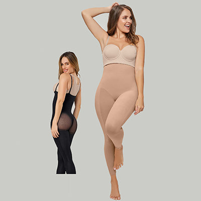 Invisible Body Shaper with Leg Compression and Butt Lifter - Leonisa