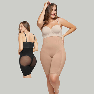 Invisible Extra High- Waisted Shaper Short - Leonisa