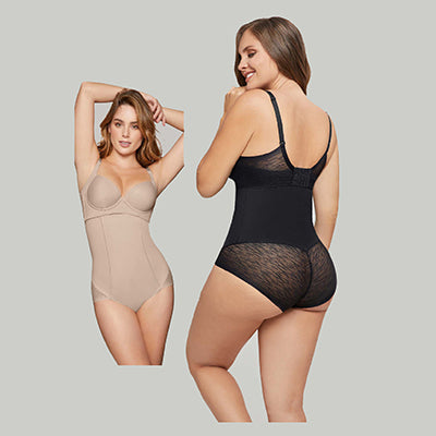 Sculpting Body and Thigh Shaper – Wide Straps