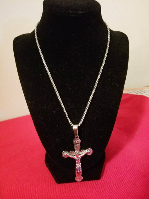 Cross Silver Necklace