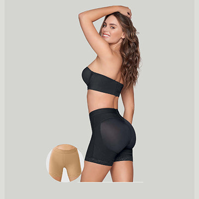 Mid-Rise Sculpting Butt Lifter Shaper Short - Leonisa