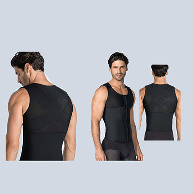 Front Hook Shaper Vest With Back Support - Leonisa