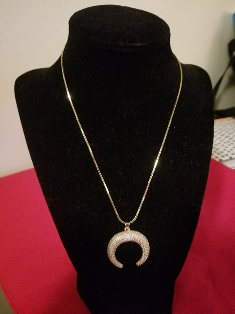 Moon Gold Necklace