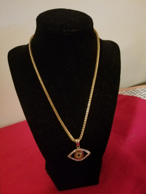 Evil Eye Gold Necklace