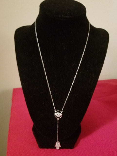 Silver Line Necklace